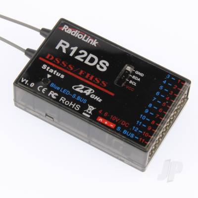 Radiolink R12DS 2.4GHz 12-Channel Receiver