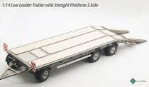Low Loader Trailer with Straight Platform - 3 Axle